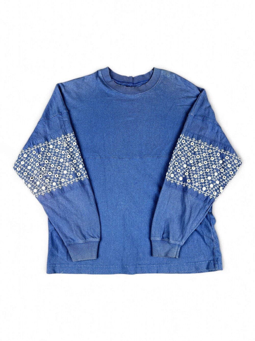 Urban Outfitters Embroidered Sleeve Long Sleeve Tee XS